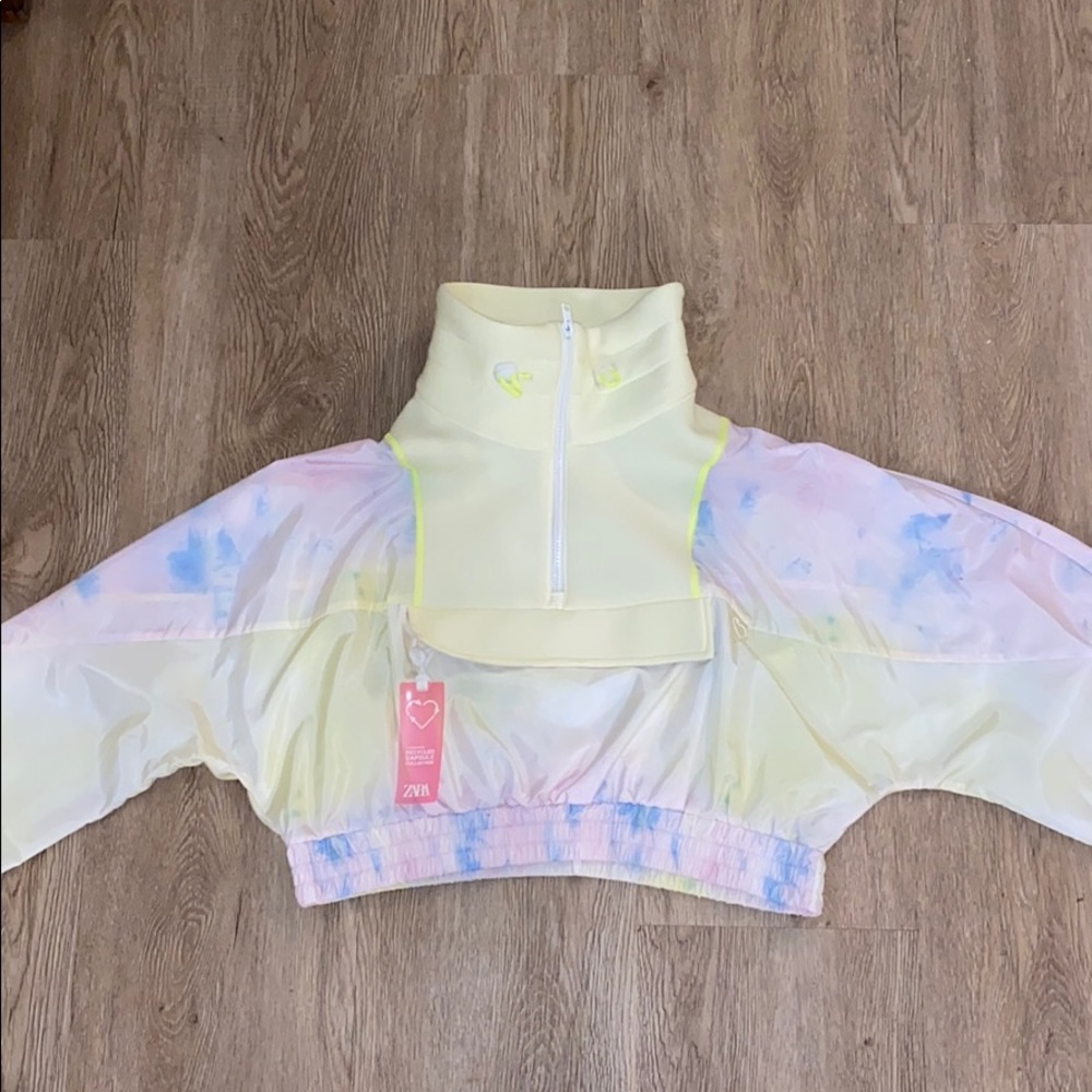 Zara high neck quarter zip